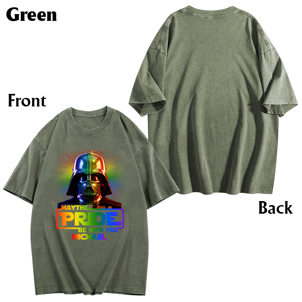 Personalized LGBT Support T-Shirt Custom Name Pride Gift