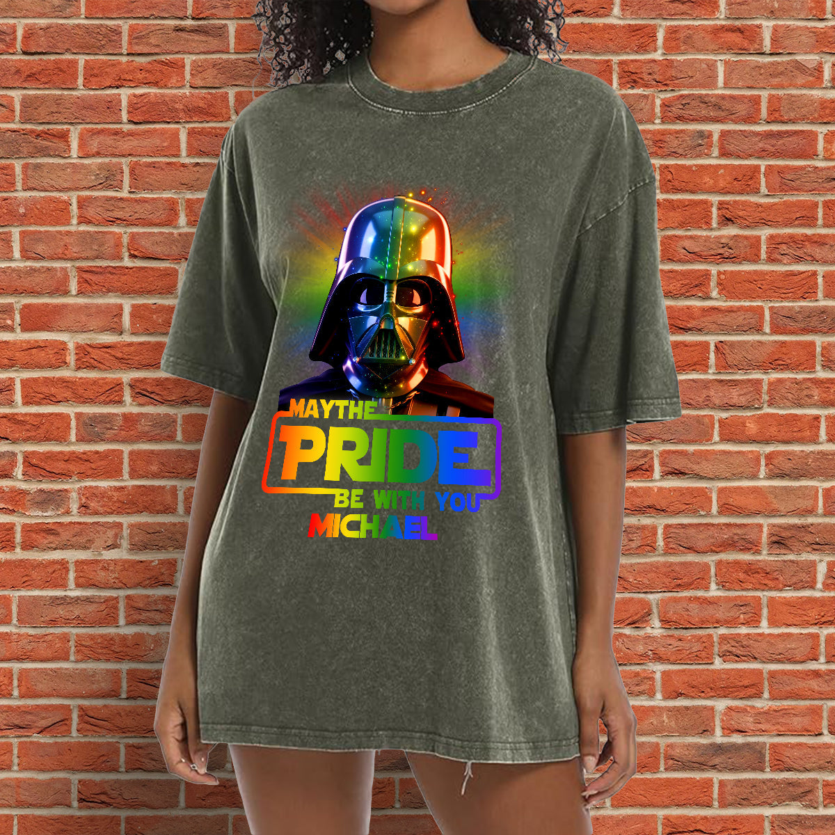 Personalized LGBT Support T-Shirt Custom Name Pride Gift
