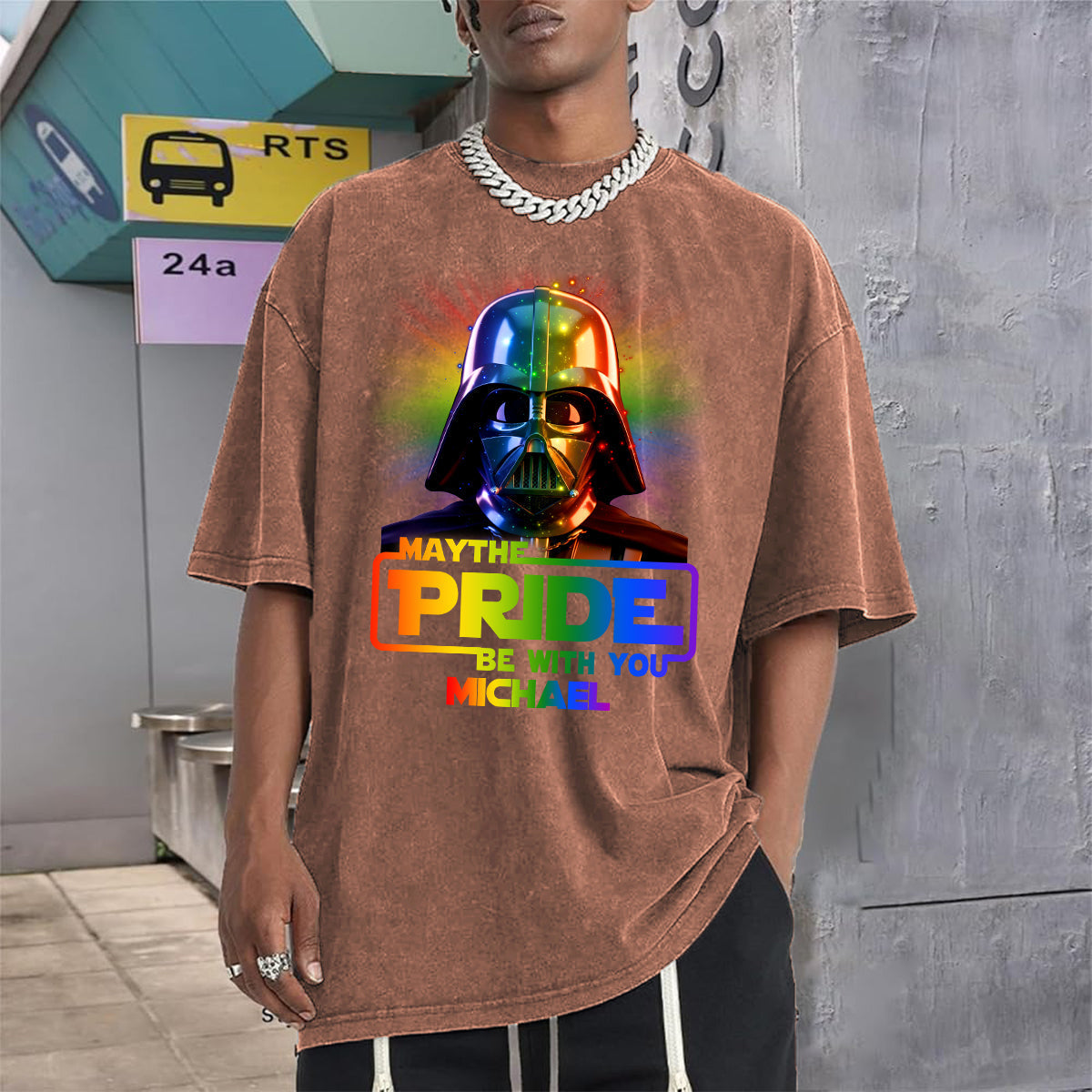 Personalized LGBT Support T-Shirt Custom Name Pride Gift