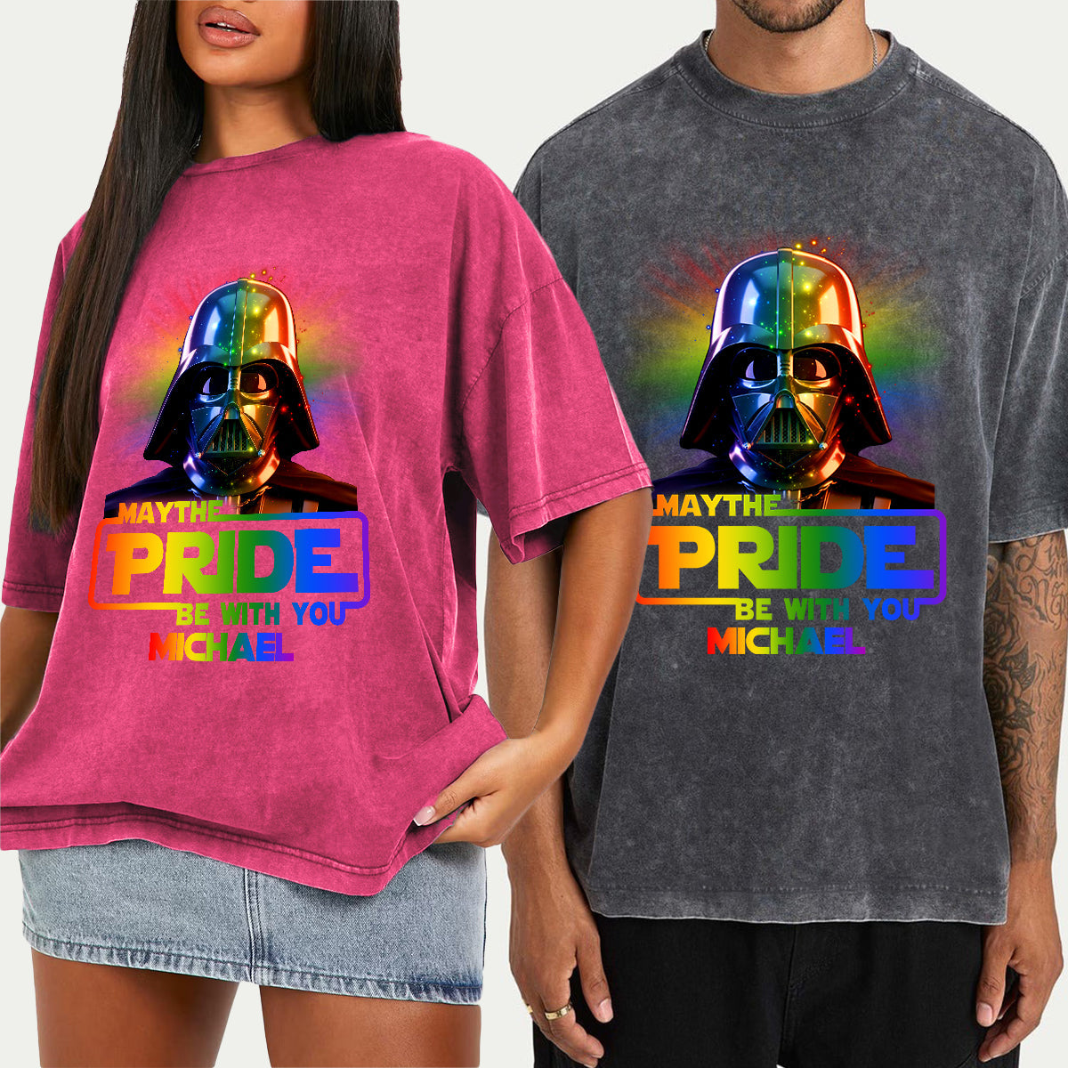 Personalized LGBT Support T-Shirt Custom Name Pride Gift