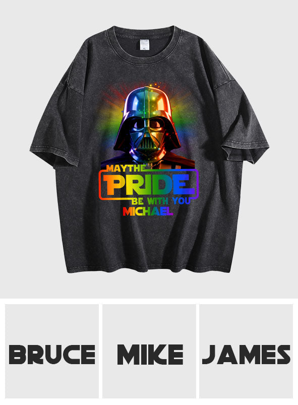 Personalized LGBT Support T-Shirt Custom Name Pride Gift