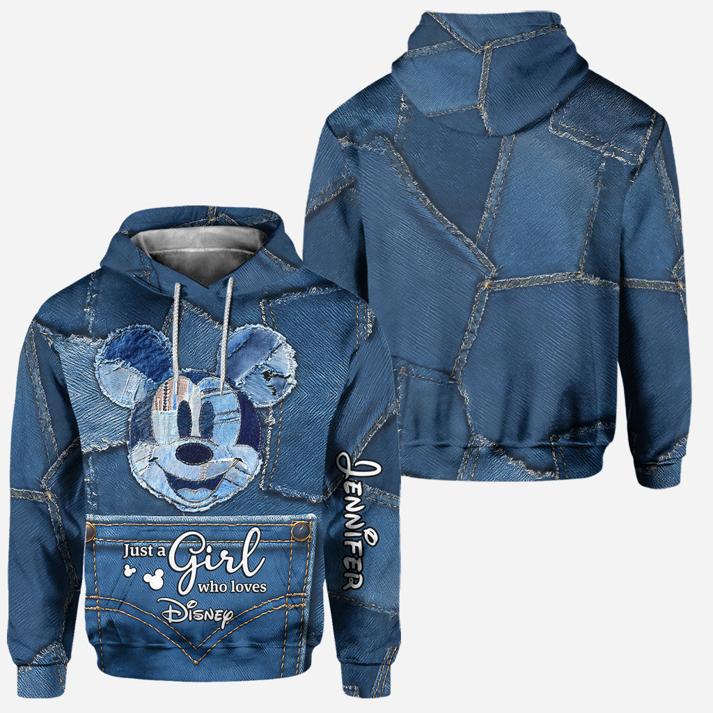 Personalized Disney Mickey Mouse Hoodie & Leggings Set for Girls