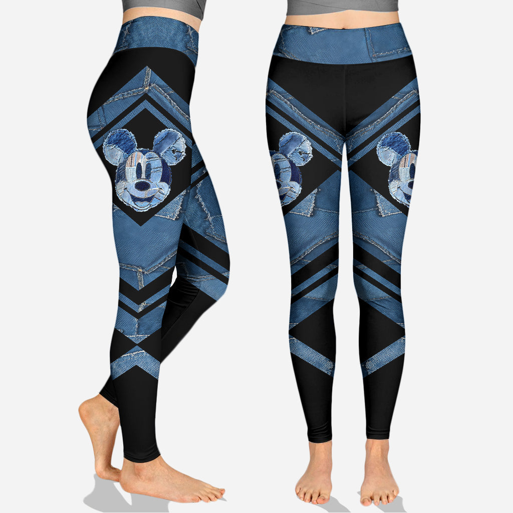 Personalized Disney Mickey Mouse Hoodie & Leggings Set for Girls