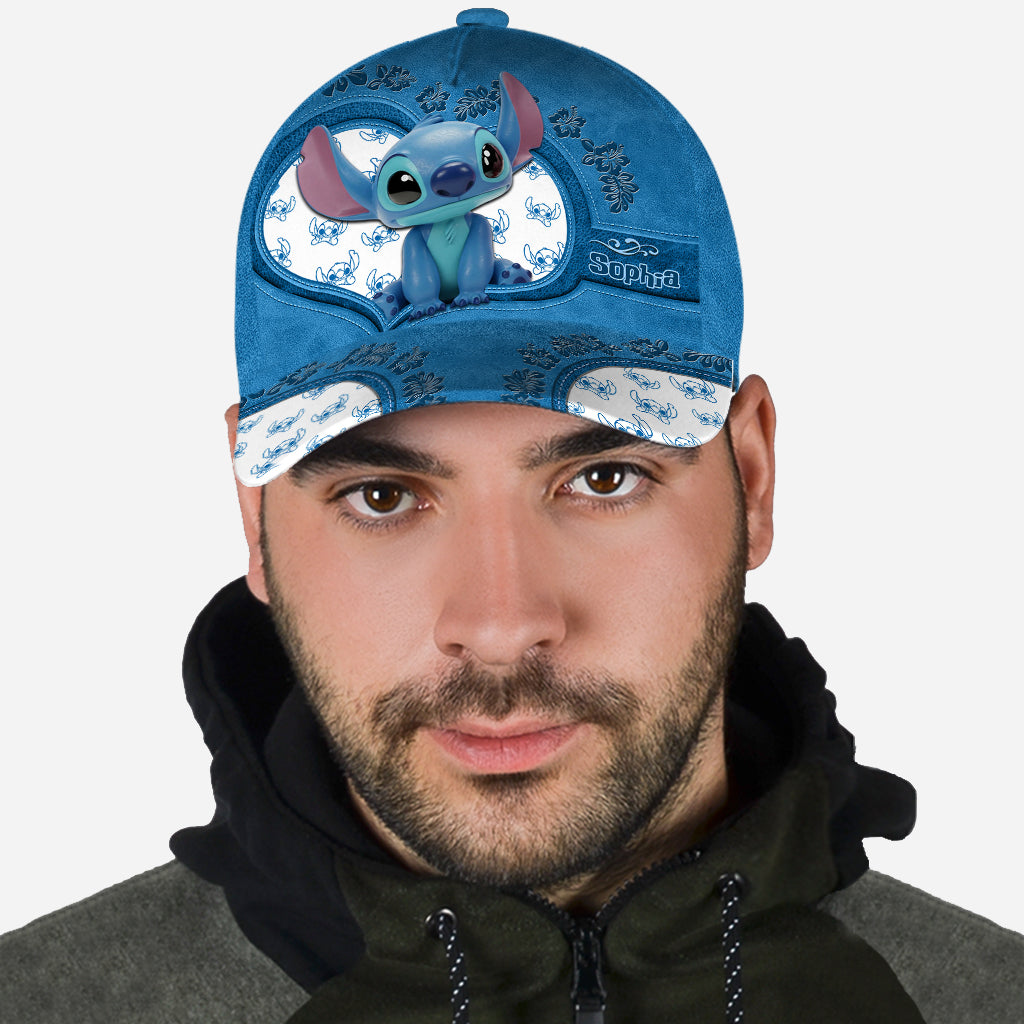 Personalized Stitch Classic Cap Custom Name Gift for Kids