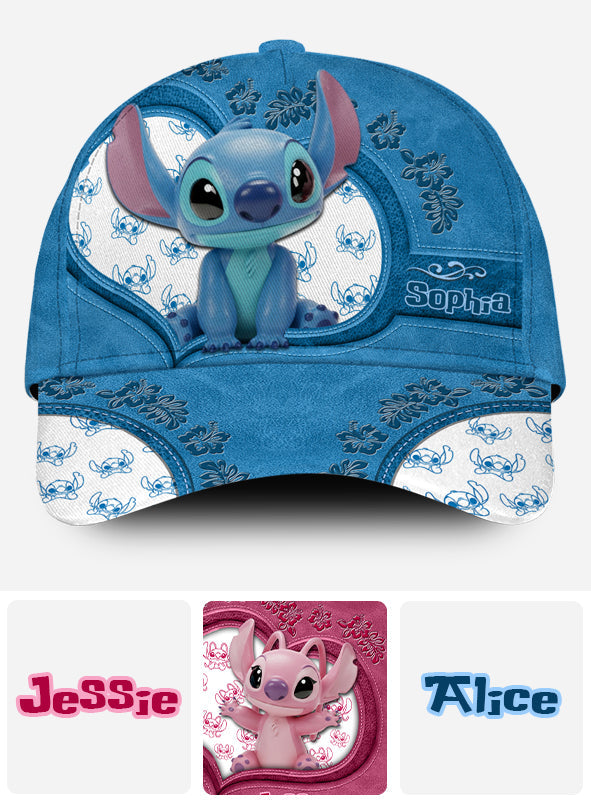 Personalized Stitch Classic Cap Custom Name Gift for Kids