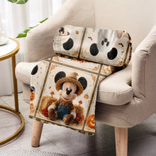 Load image into Gallery viewer, Personalized Mickey Mouse Blanket Custom Name Gift for Halloween
