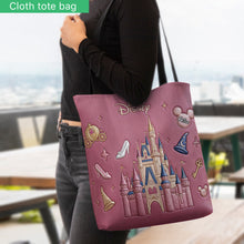 Load image into Gallery viewer, Personalized Disney Castle Tote Bag Custom Name Gift for Kids
