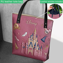 Load image into Gallery viewer, Personalized Disney Castle Tote Bag Custom Name Gift for Kids
