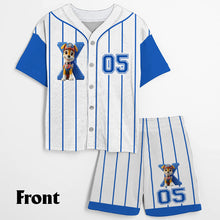 Load image into Gallery viewer, Personalized Paw Patrol Kid Jersey Shirt &amp; Shorts Set - Custom Name Sports Apparel
