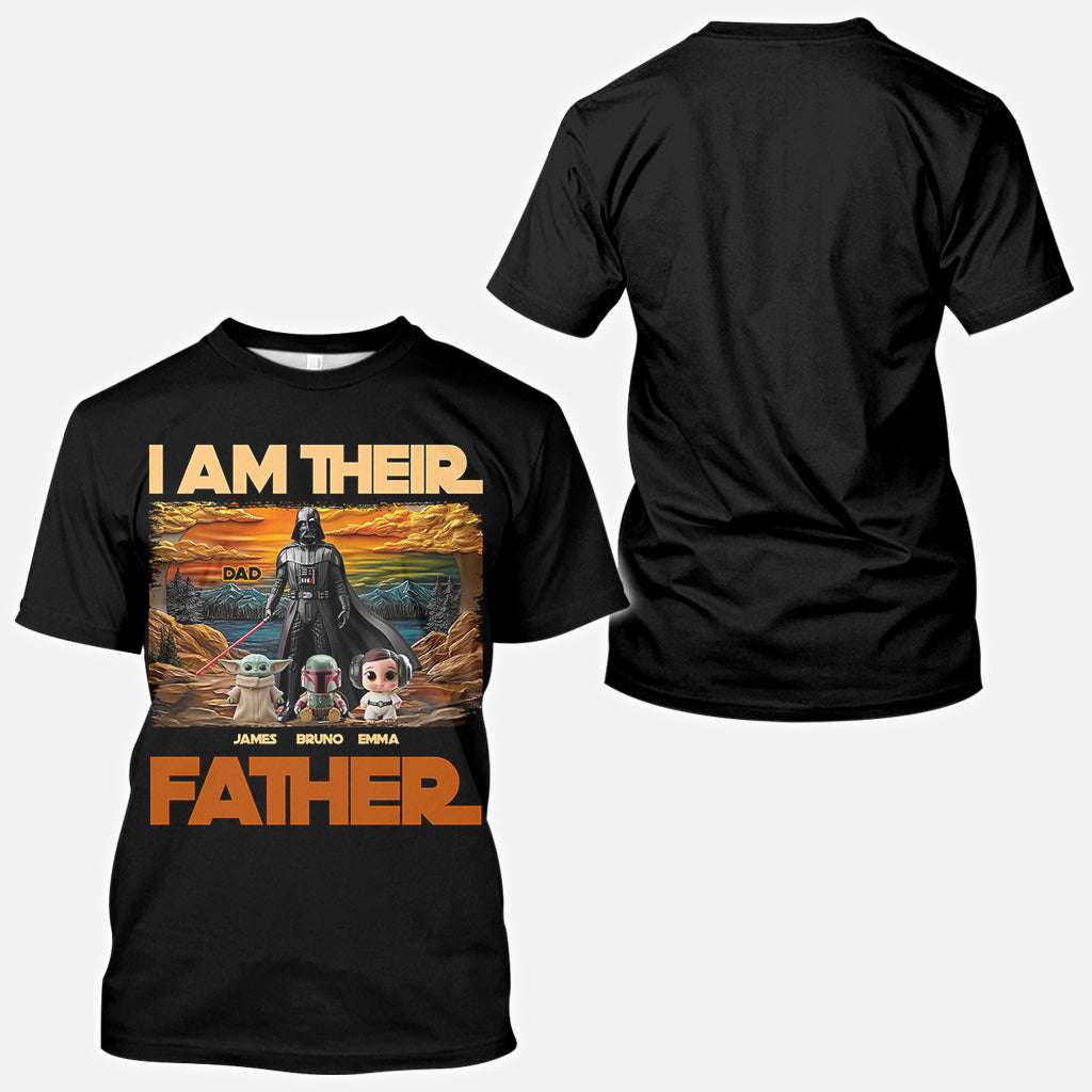 Personalized All Over Shirt I Am Their Father Gift for Dad