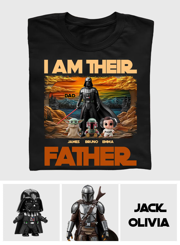 Personalized All Over Shirt I Am Their Father Gift for Dad