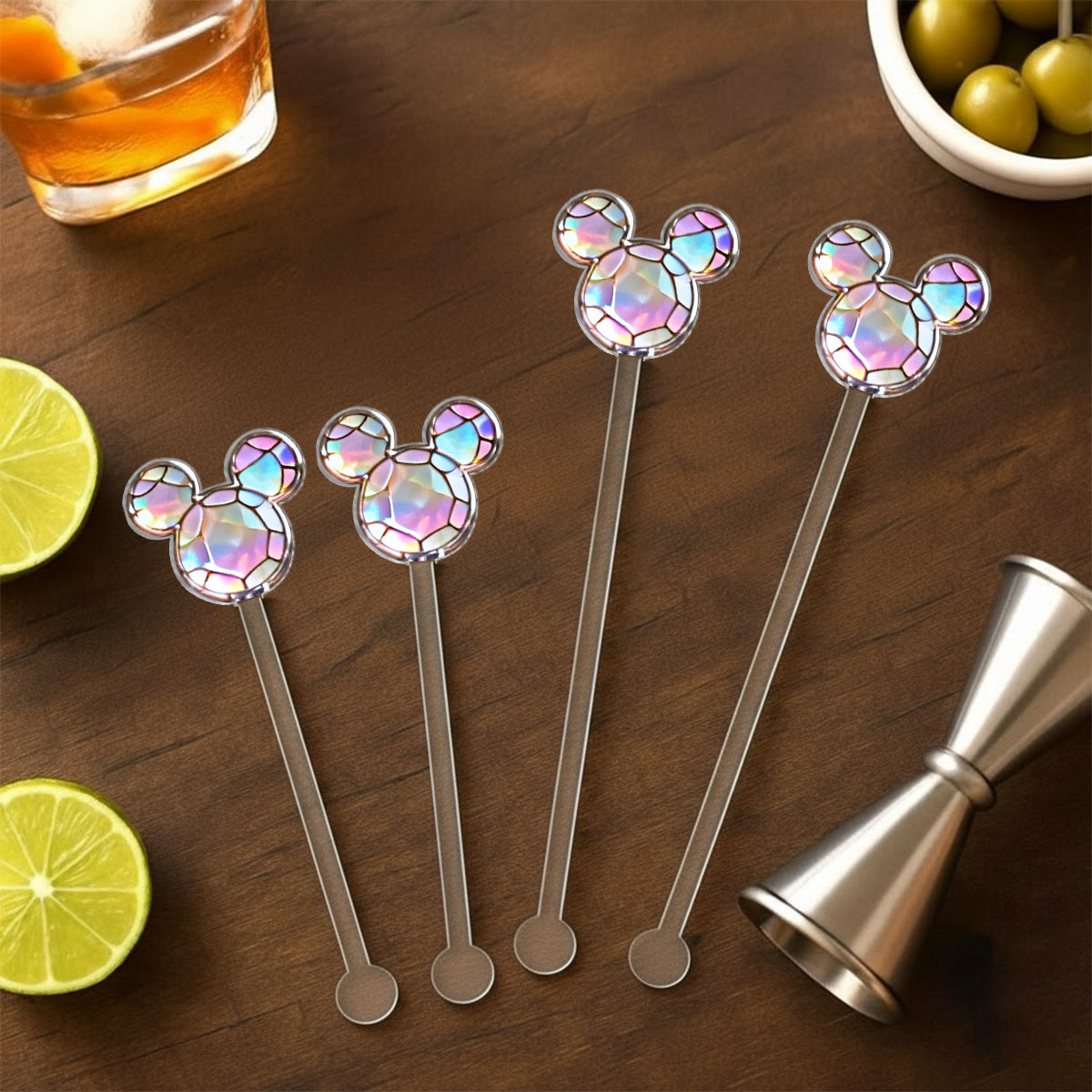 Personalized Magical Castle Mouse Set Accent Mug & Stirrer Gift