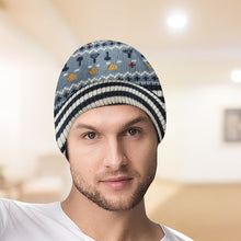 Load image into Gallery viewer, Personalized Mouse Beanie Hat with Patches for Mom &amp; Kids - Winter Gift
