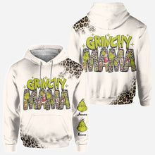 Load image into Gallery viewer, Personalized Grinchy Mama Christmas All Over Shirt for Women
