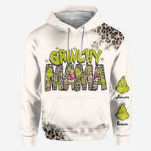 Load image into Gallery viewer, Personalized Grinchy Mama Christmas All Over Shirt for Women

