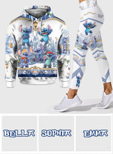 Load image into Gallery viewer, Personalized Ohana Hoodie and Leggings Set for Family Gift
