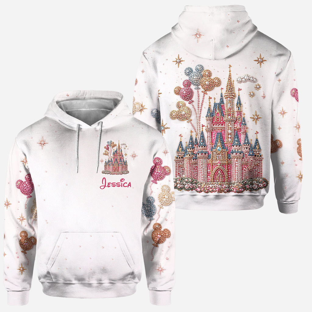 Personalized Disney Mouse Hoodie and Leggings Set for Girls