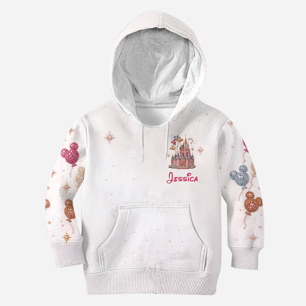 Personalized Disney Mouse Hoodie and Leggings Set for Girls