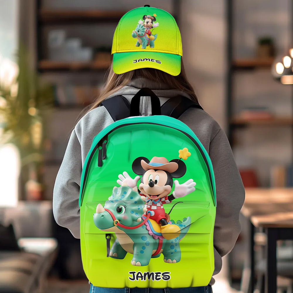 Personalized Kids Classic Cap & Backpack Set with Name