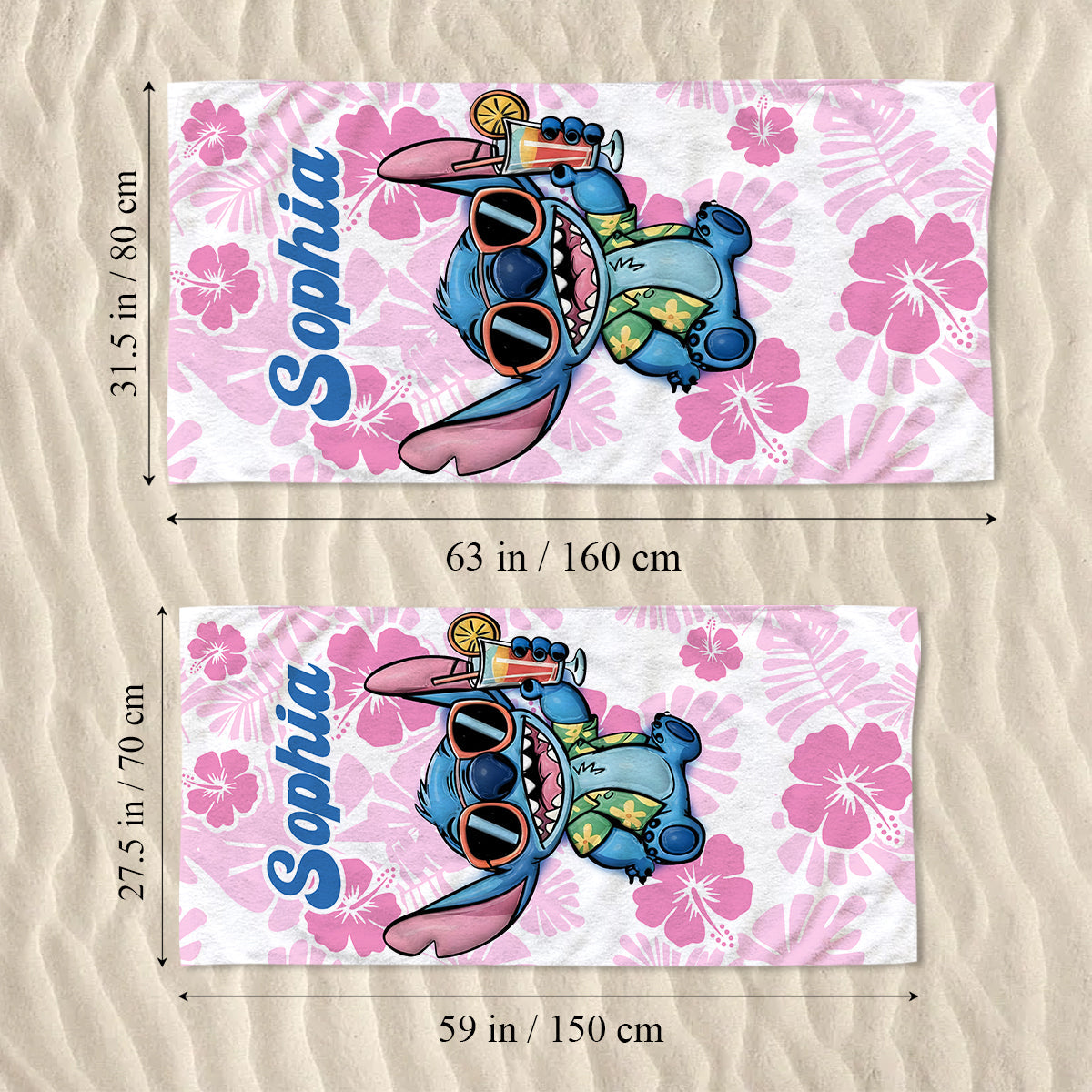 Personalized Women's Ohana Swimsuit & Quick-Dry Beach Towel Set