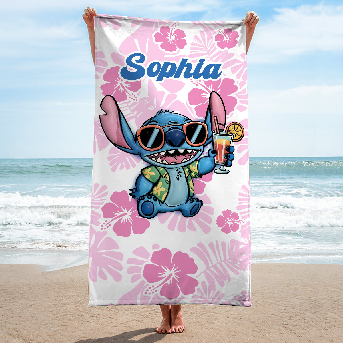 Personalized Women's Ohana Swimsuit & Quick-Dry Beach Towel Set
