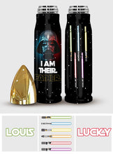 Load image into Gallery viewer, Personalized I Am Their Father Bullet Tumbler Custom Name Gift for Dad
