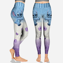 Load image into Gallery viewer, Personalized Blue Ohana Hoodie &amp; Leggings Set for Kids
