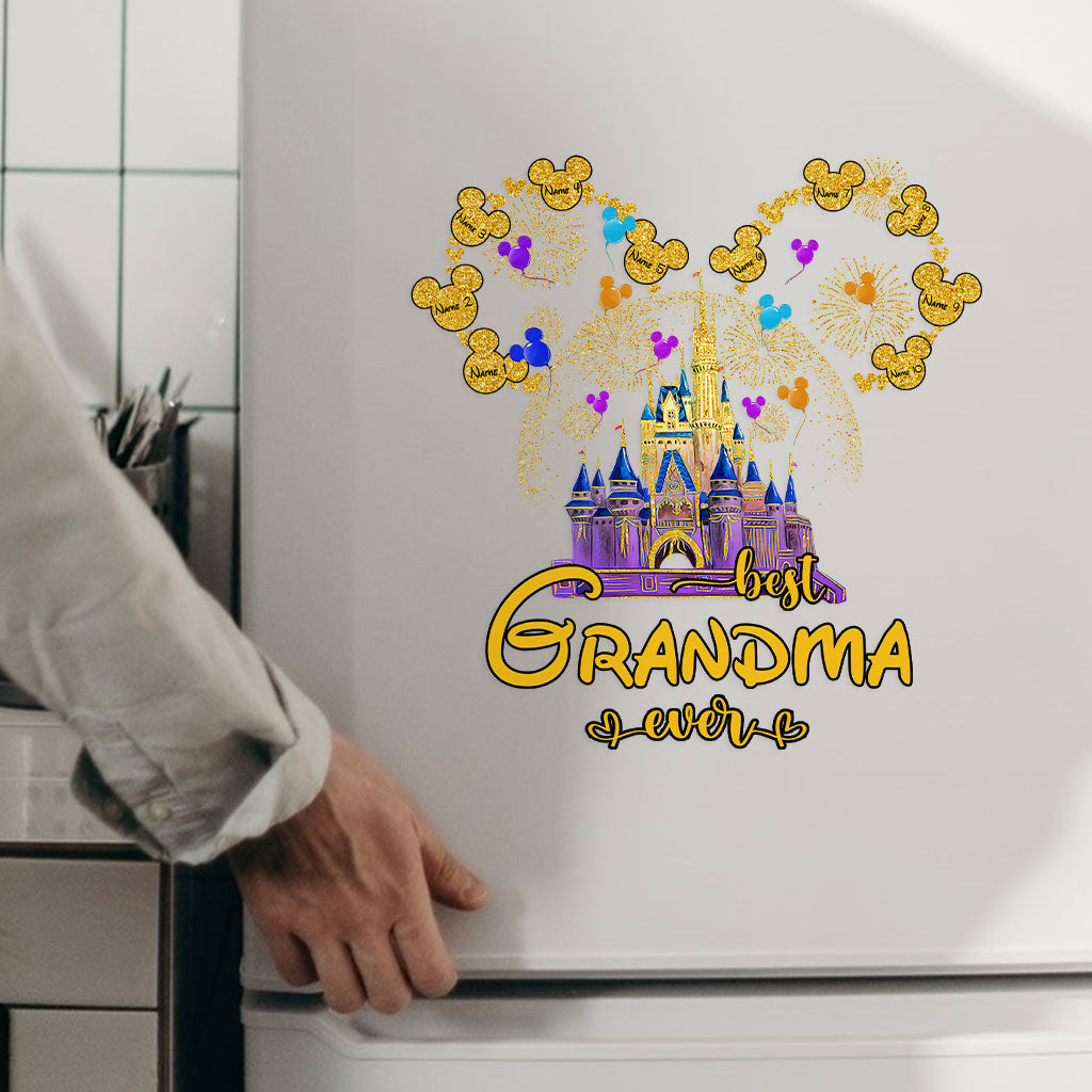 Personalized Best Grandma Ever Decal Die Cut Gift for Grandma