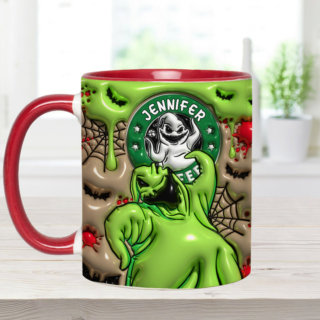 Personalized Halloween Accent Mug Custom Name Gift Idea