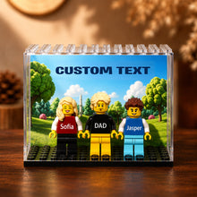 Load image into Gallery viewer, Custom Minifigure Building Blocks Gift for Graduation Family

