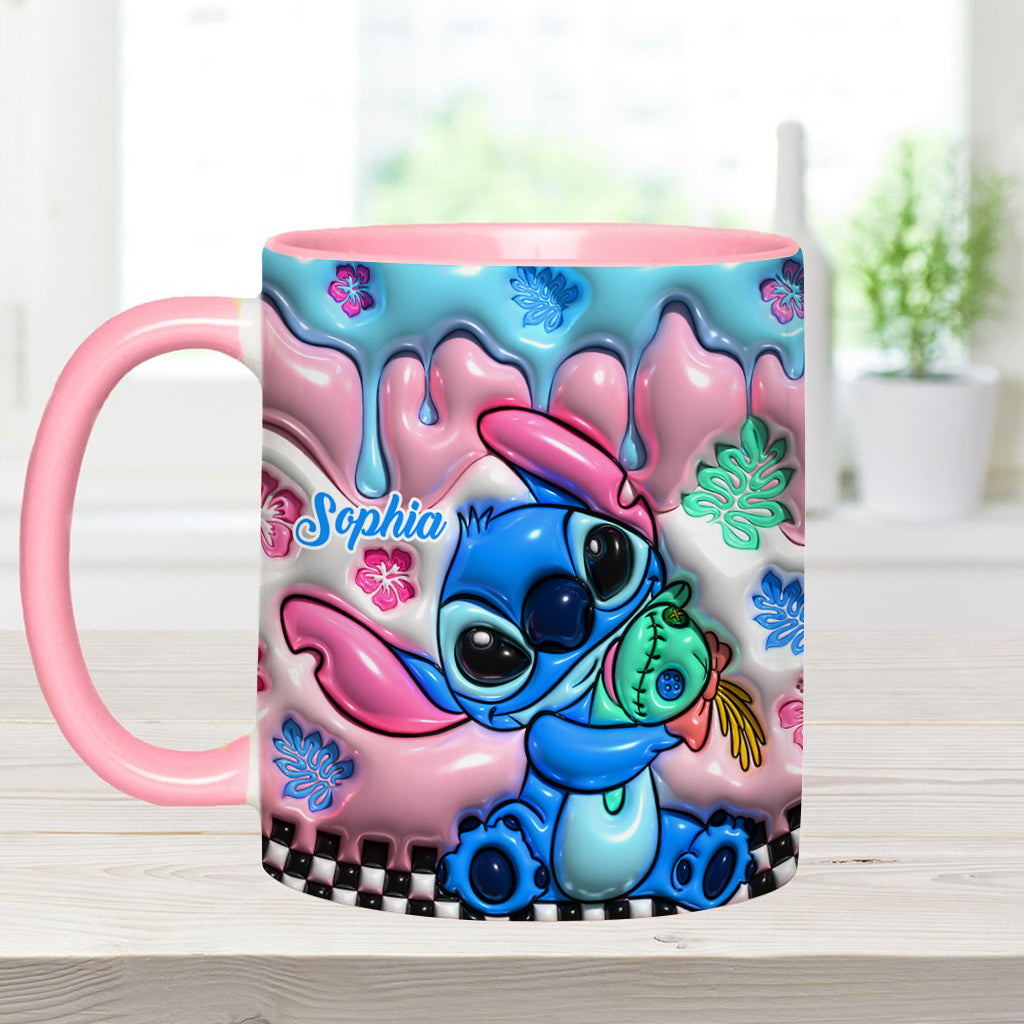 Personalized Ohana Accent Mug Custom Name Gift for Family
