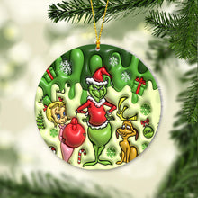 Load image into Gallery viewer, Personalized Grinchmas Christmas Ornament Custom Gift
