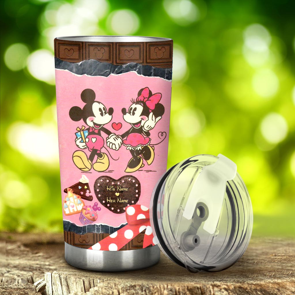 Personalized Couple Tumbler Custom Name Drinkware Gift