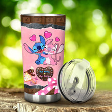 Load image into Gallery viewer, Personalized Couple Tumbler My Heart Is Happy Gift for Partner
