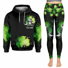 Load image into Gallery viewer, Personalized St. Patrick's Day Hoodie &amp; Leggings Custom Name Gift
