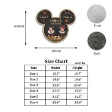 Load image into Gallery viewer, Personalized Mouse Shaped Doormat Custom Home Sweet Home Gift
