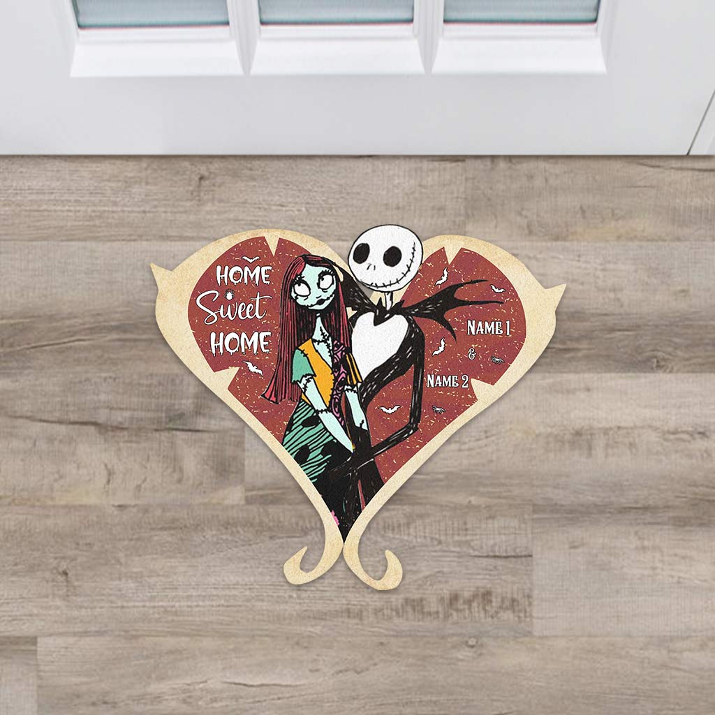 Personalized Nightmare Shaped Doormat Unique Home Decor Gift