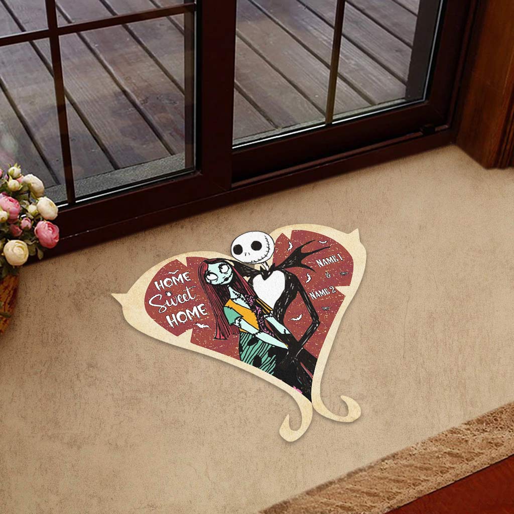 Personalized Nightmare Shaped Doormat Unique Home Decor Gift