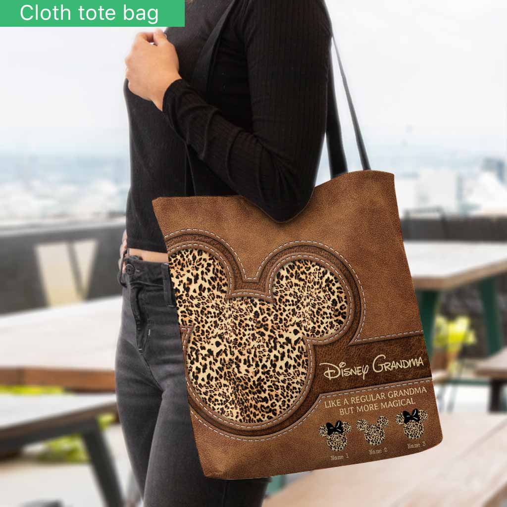 Personalized Disney Grandma Tote Bag Custom Name Gift for Mom