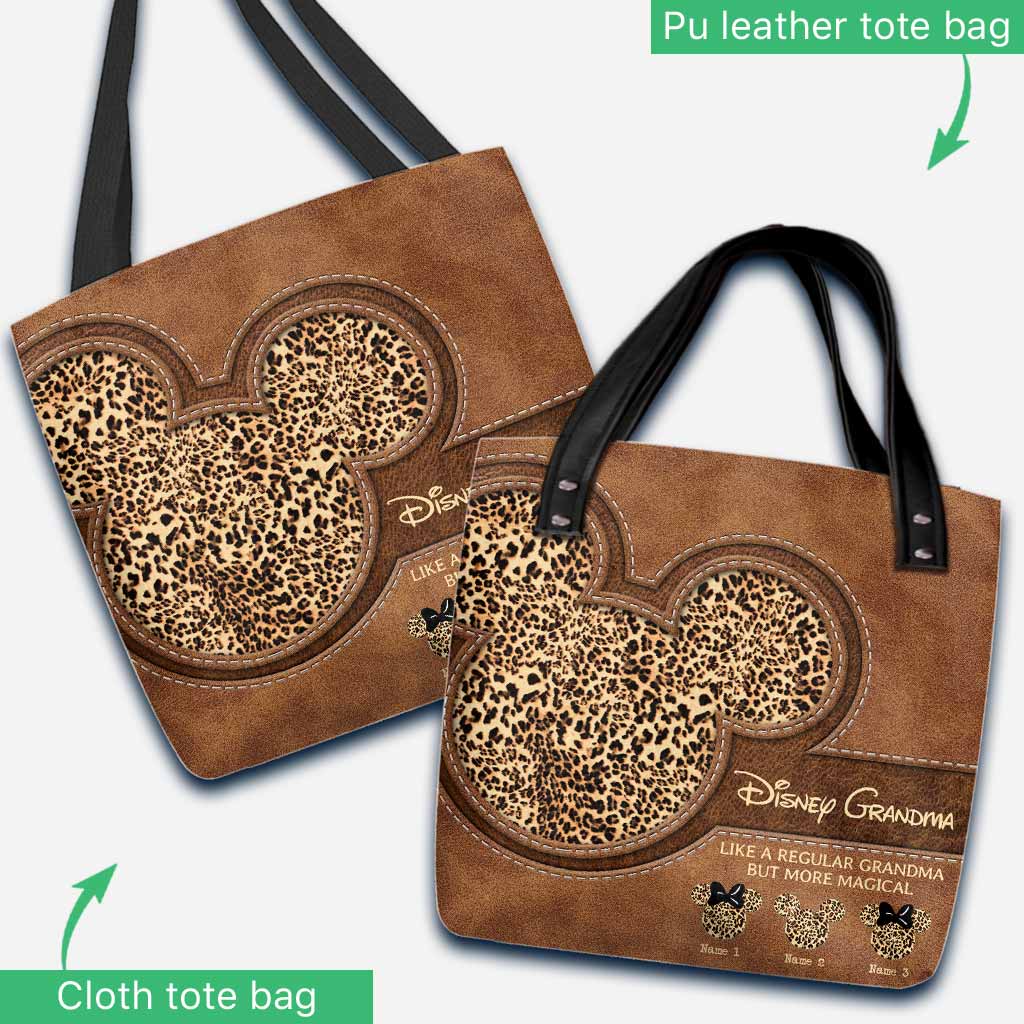 Personalized Disney Grandma Tote Bag Custom Name Gift for Mom