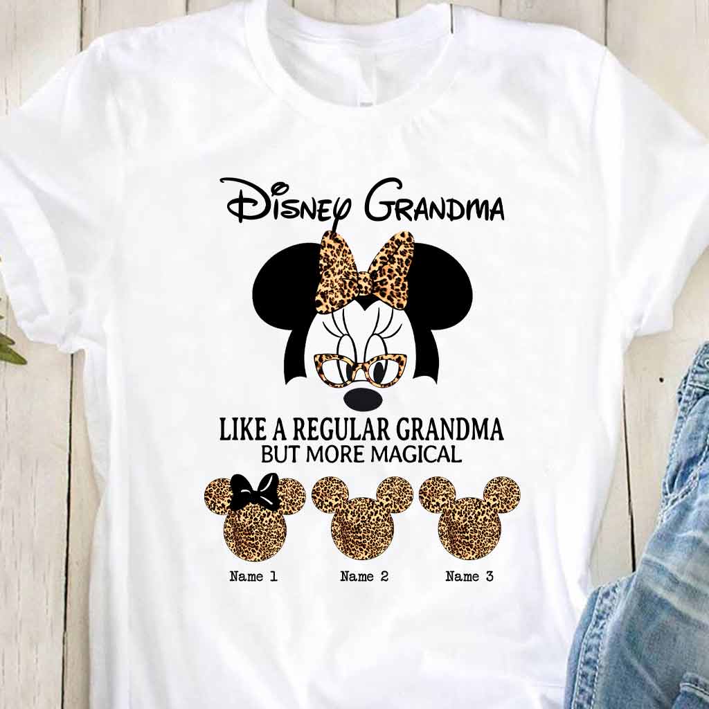 Personalized Disney Grandma T-Shirt & Hoodie Gift for Mother's Day