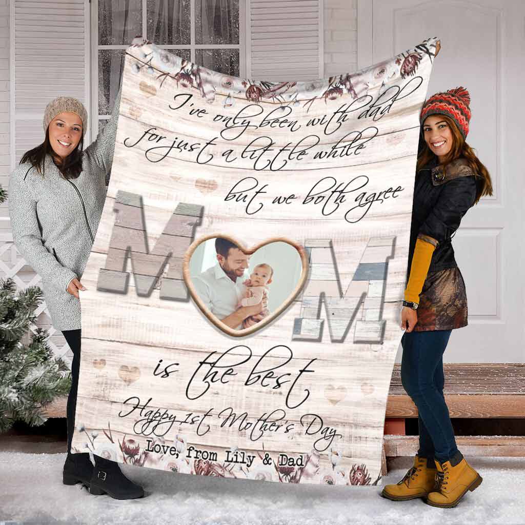 Personalized Mother's Day Blanket Unique Custom Gift for Mom
