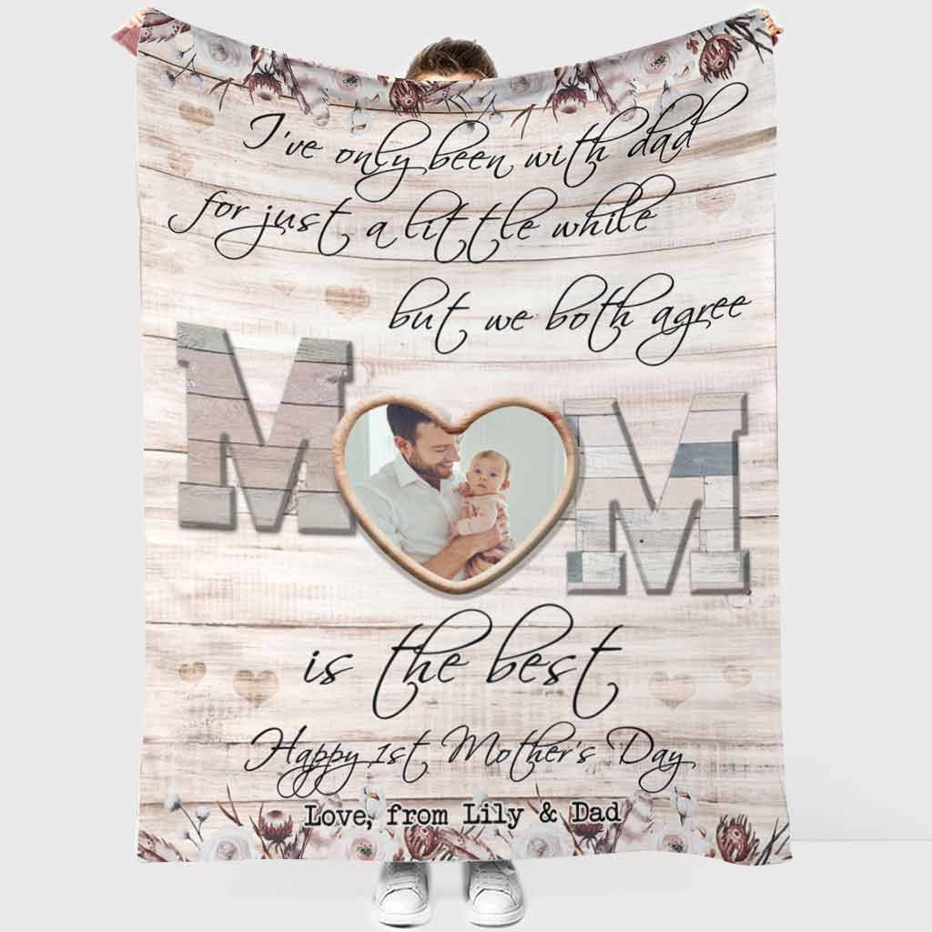 Personalized Mother's Day Blanket Unique Custom Gift for Mom