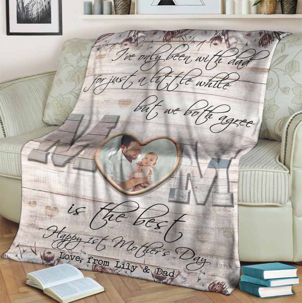 Personalized Mother's Day Blanket Unique Custom Gift for Mom