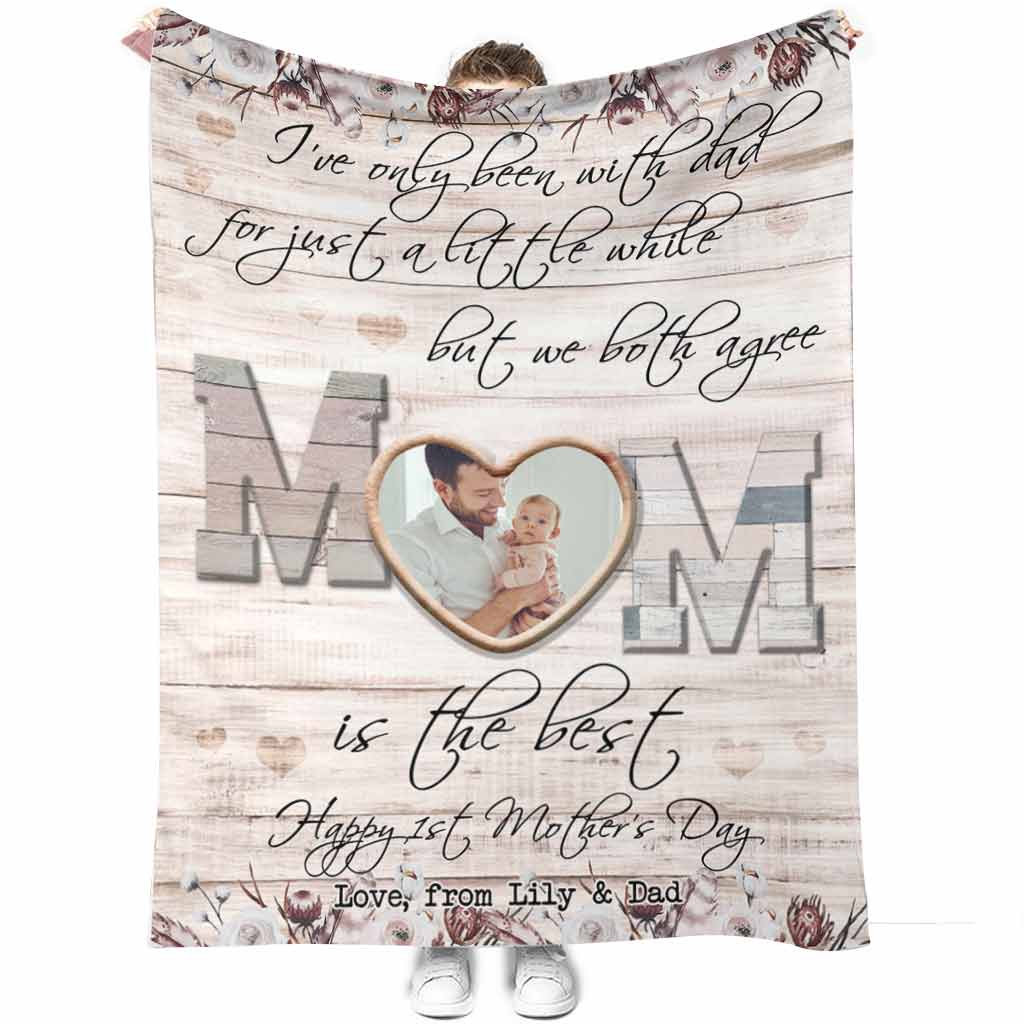 Personalized Mother's Day Blanket Unique Custom Gift for Mom