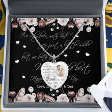 Load image into Gallery viewer, Personalized Mother's Day Heart Pendant Necklace with Photo &amp; Engraving
