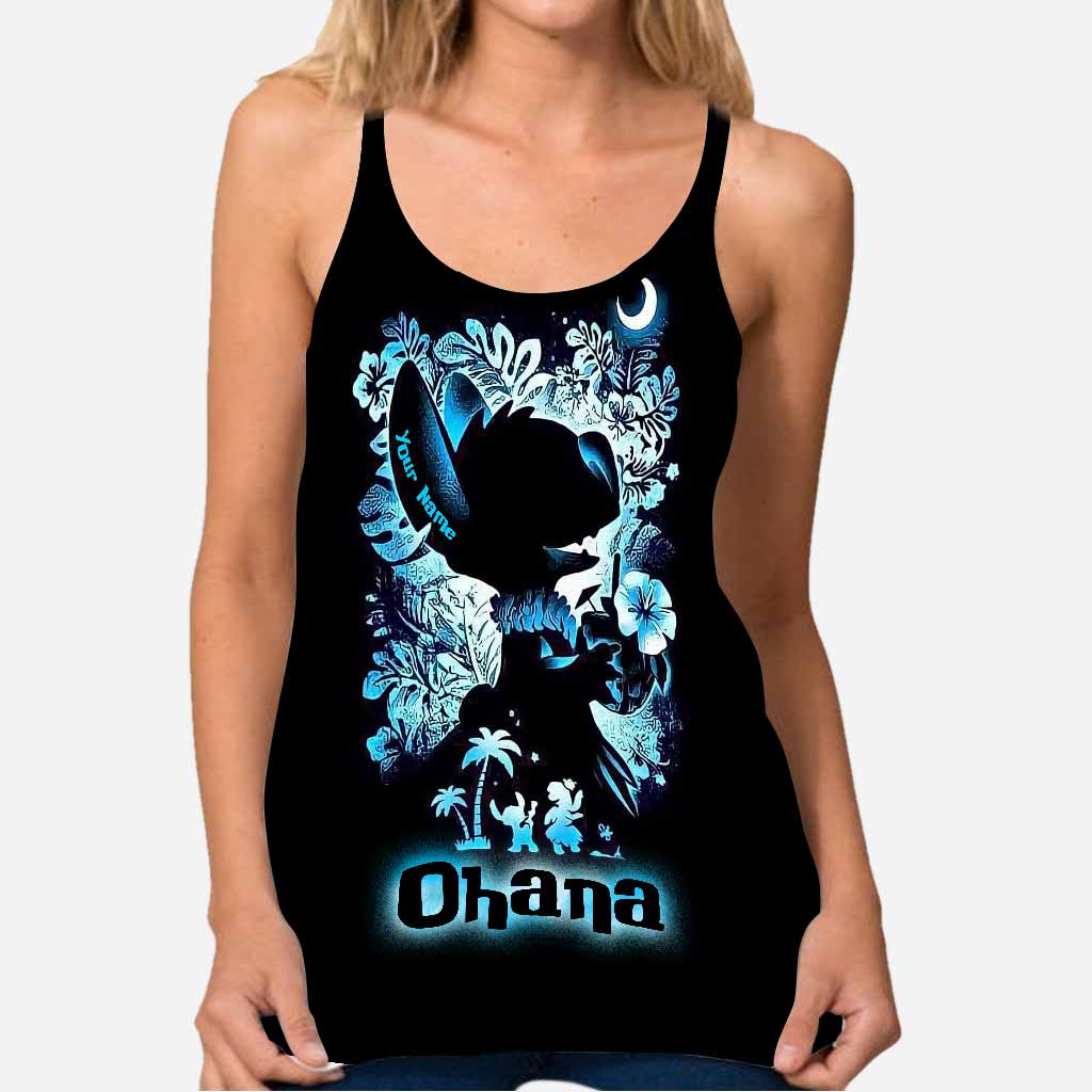 Personalized Ohana Cross Tank Top Unique Summer Gift