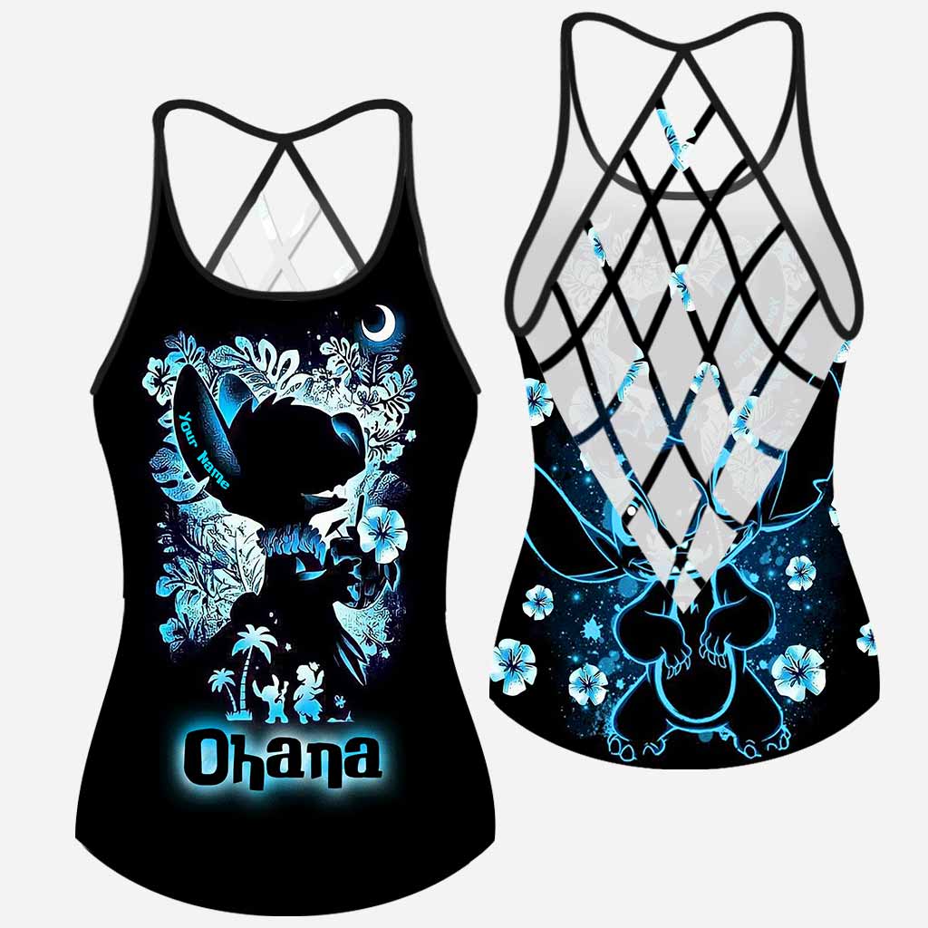 Personalized Ohana Cross Tank Top Unique Summer Gift
