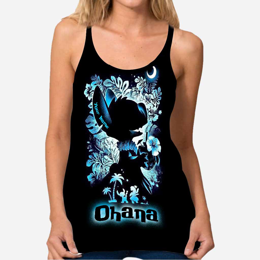 Personalized Ohana Cross Tank Top Unique Summer Gift