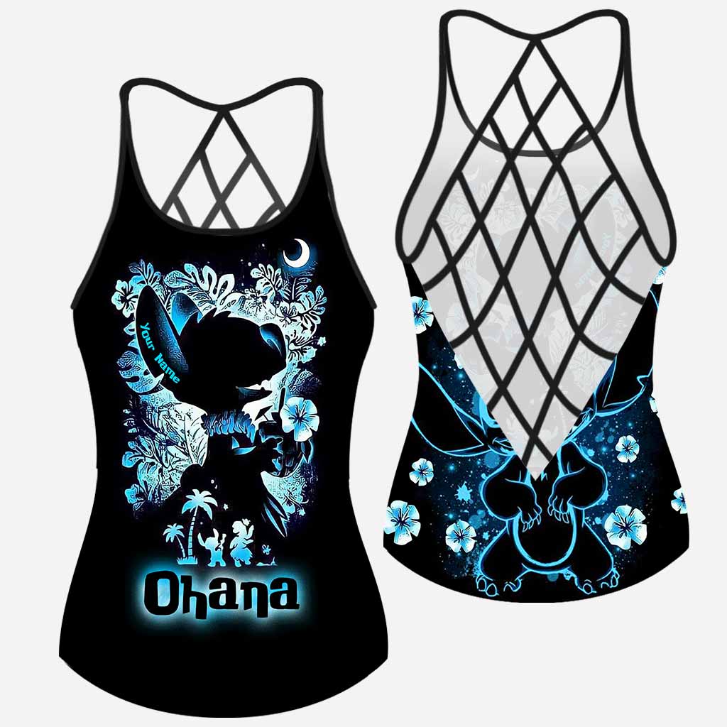 Personalized Ohana Cross Tank Top Unique Summer Gift